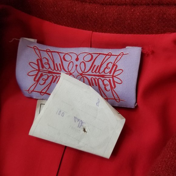 SOLD🌈1990s Tuleh sparkly wool blazer & skirt suit - Picture 11 of 11